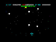 Moon Cresta for ZX Spectrum - These white things move fast, be careful!