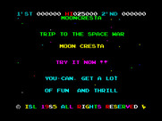 Moon Cresta for ZX Spectrum - Welcome to Moon Cresta!