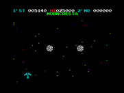 Moon Cresta for ZX Spectrum - Watch out for those incoming asteroids!
