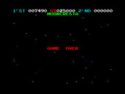 Moon Cresta for ZX Spectrum - Game over.