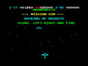 Moon Cresta for ZX Spectrum - Docking of rockets...