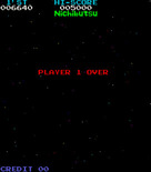 Moon Cresta for Arcade - Game over.
