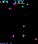 Moon Cresta for Arcade - These small opponents are quick!