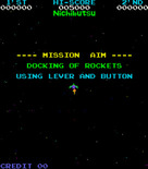 Moon Cresta for Arcade - Game demo.