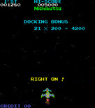 Moon Cresta for Arcade - Docking bonus.