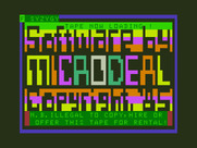 Syzygy for Dragon 32/64 - Loading screen.