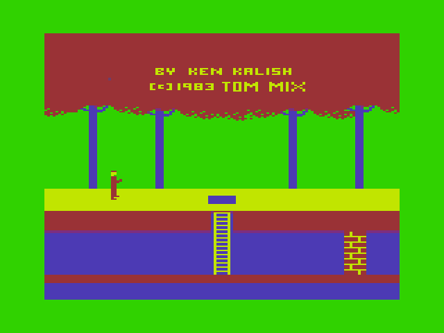 Trapfall Dragon 32/64 Screenshot: Starting screen.