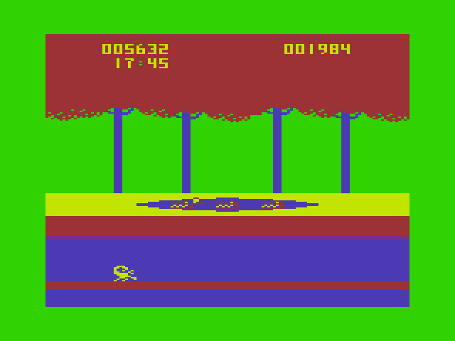 Trapfall Dragon 32/64 Screenshot: Sinking into the swamp...