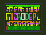 Trapfall for Dragon 32/64 - Loading screen.