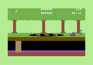 Trapfall for Commodore 64 - Jump over the snakes...