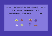 Trapfall for Commodore 64 - Title screen.