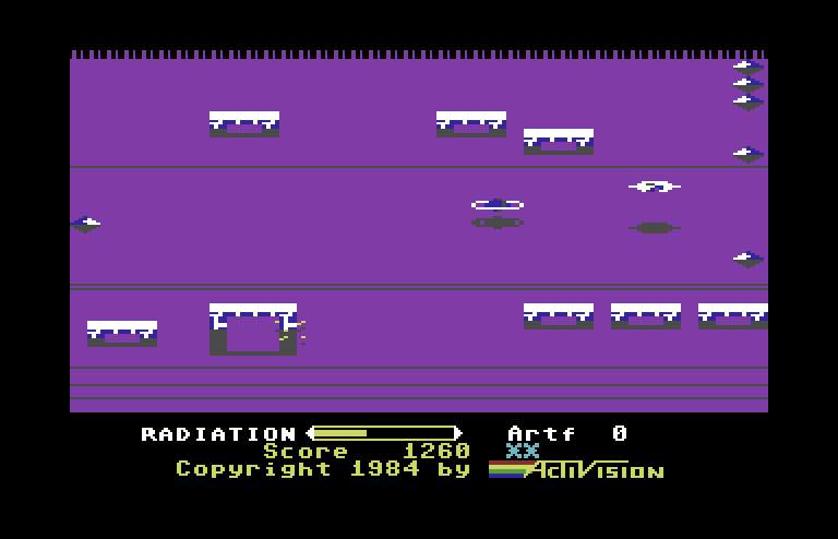 Pastfinder Commodore 64 Screenshot: Crash!
