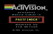 Pastfinder for Commodore 64 - Loading screen.