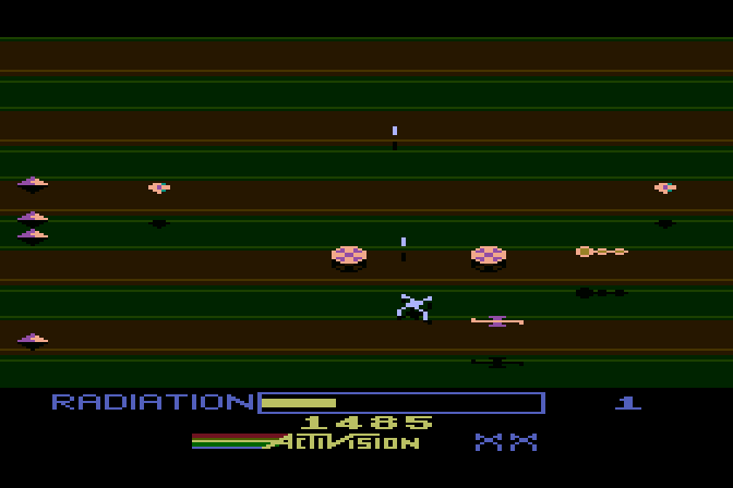 Pastfinder Atari 8-bit Screenshot: Here's some items to pick up...