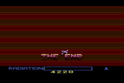 Pastfinder for Atari 8-bit - Game over.