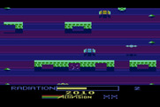Pastfinder for Atari 8-bit - Crash! I didn't time passing through this wall correctly...