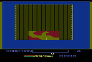 Pastfinder for Atari 8-bit - The game begins; here's the world map.