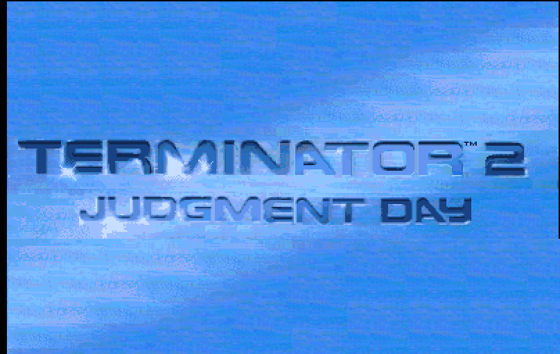 Terminator 2: Judgment Day Arcade Screenshot: Title screen.