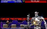 Terminator 2: Judgment Day for Arcade - Attacking a terminator...