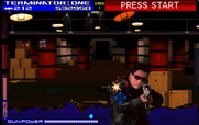 Terminator 2: Judgment Day for Arcade - Shooting at a terminator...
