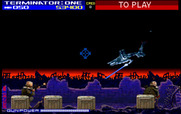 Terminator 2: Judgment Day for Arcade - You can blast those ships in the background...