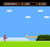 Amagon for NES / Famicom - Game start.