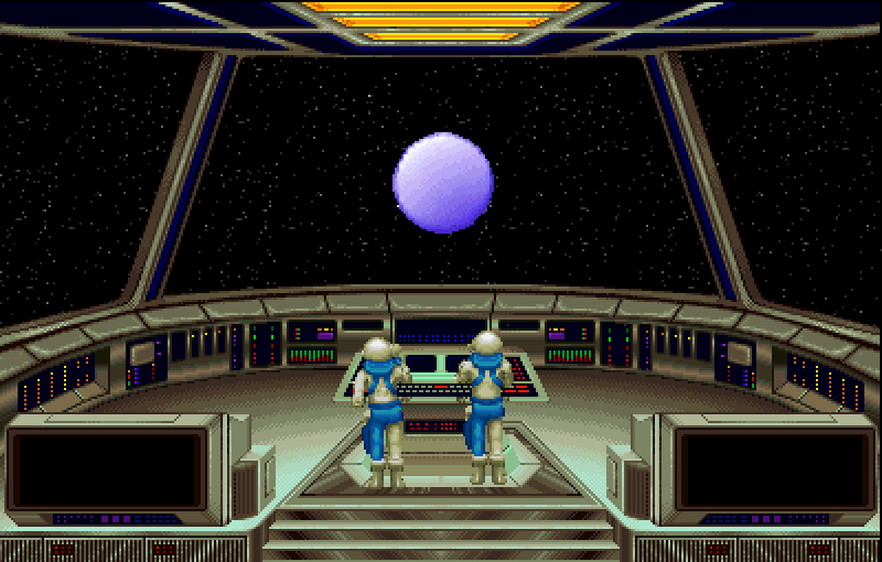 Strike Force Arcade Screenshot: Nearing the next planet to secure...