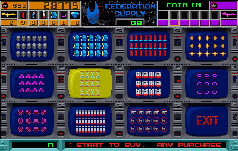 Strike Force Arcade Screenshot: Stock up on some supplies...