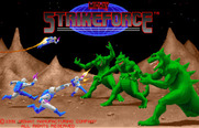 Strike Force for Arcade - Title screen.