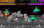 Strike Force for Arcade - What look like flying submarines are attacking!