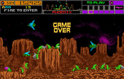 Strike Force for Arcade - Game over.