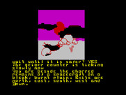 Return to Eden for Amstrad CPC - The landscape is rather bleak now...