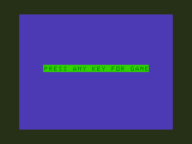 Jumping Jack Dragon 32/64 Screenshot: Press any key to begin!