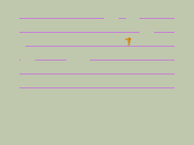 Jumping Jack Dragon 32/64 Screenshot: Just a few more platforms to go...