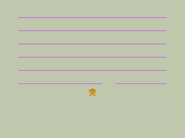 Jumping Jack Dragon 32/64 Screenshot: Game start.
