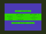 Jumping Jack for Dragon 32/64 - Select the type of keyboard controls you would like.