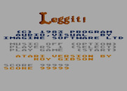 Jumping Jack for Atari 8-bit - Title screen.