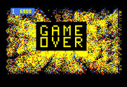 Space Zap for Bally Astrocade - Game over.