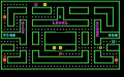 Chomps for IBM PC/Compatibles - You can chomp on the opponents that are inverse in color.