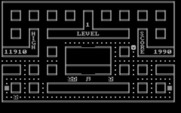 Chomps for IBM PC/Compatibles - You can chomp on the opponents when they are inverse color...