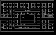 Chomps for IBM PC/Compatibles - Game over; enter your initials for the high score table!