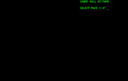 Chomps for IBM PC/Compatibles - Select a maze...