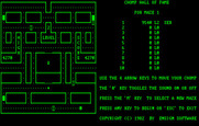 Chomps for IBM PC/Compatibles - You can chomp on opponents when they are displayed with inverse colors.