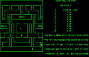 Chomps for IBM PC/Compatibles - Not many dots left!