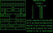 Chomps for IBM PC/Compatibles - Almost cleared this level...but it's game over!