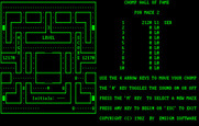 Chomps for IBM PC/Compatibles - Game over; enter your initials for the high scores!
