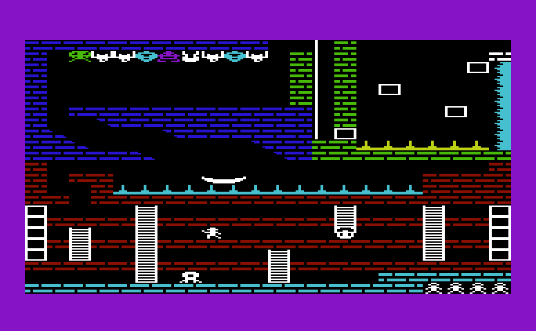 Zorgon's Kingdom Commodore VIC-20 Screenshot: Catch the octopuses when they mutate to continue!