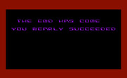 Zorgon's Kingdom for Commodore VIC-20 - Game over.