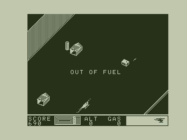 Zak's Son Dragon 32/64 Screenshot: I ran out of fuel!