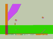 Zak's Son for Dragon 32/64 - I'm hit! The screen briefly flashes different colors.